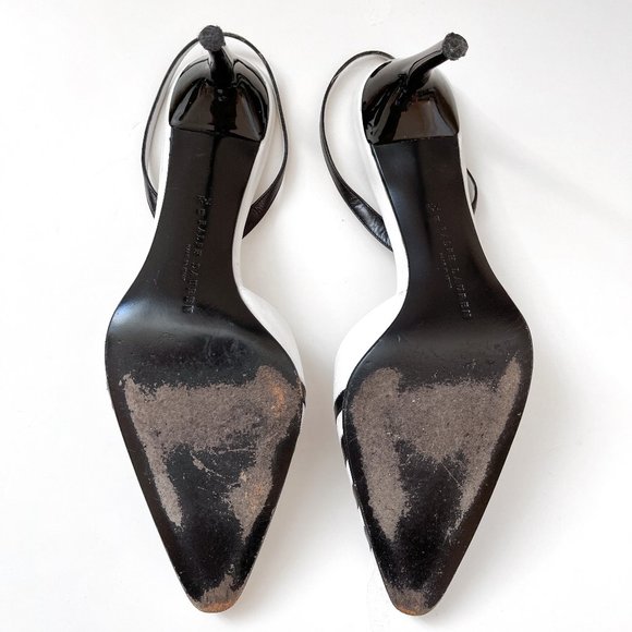 Ralph Lauren - Slingback Chevron Stripe Pumps - Picture 9 of 10